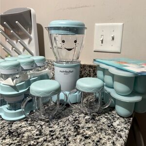 Nutribullet Baby Food Maker Set in Light Blue